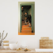 階段グループ、Charles Willson Peale ポスター (キッチン)