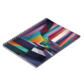 階段付きノート鮮やかデザイン ノートブック (左側)