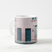 階段付き建物の写真 コーヒーマグカップ (正面左)