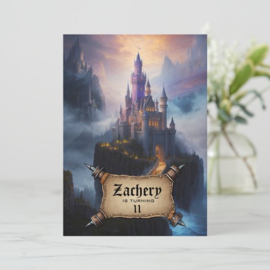 *~*階段城中世ファンタジーAP88誕生日 招待状 (スタンド正面)