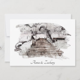 *~*階段日本のアート+    RSVPQR AR27結婚s  招待状