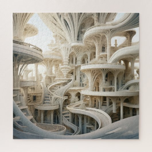 階段渦 ジグソーパズル (縦)