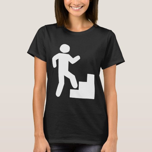階段登りトリビュートワークアウト Tシャツ (正面)