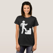 階段登りトリビュートワークアウト Tシャツ (正面フル)