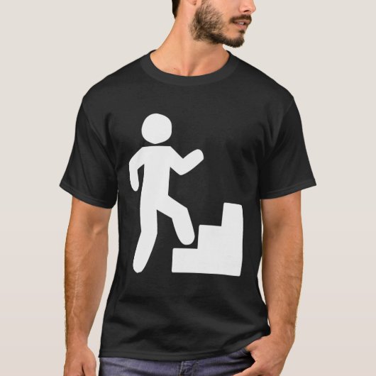 階段登りトリビュートワークアウト Tシャツ (正面)