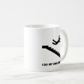 階段私の自身の発育阻害 コーヒーマグカップ (正面右)