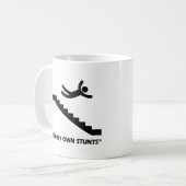 階段私の自身の発育阻害 コーヒーマグカップ (正面左)