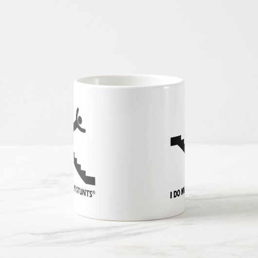 階段私の自身の発育阻害 コーヒーマグカップ (中央)