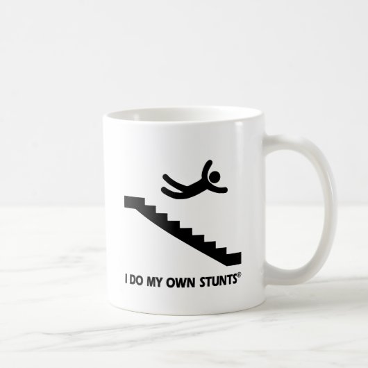 階段私の自身の発育阻害 コーヒーマグカップ (右)