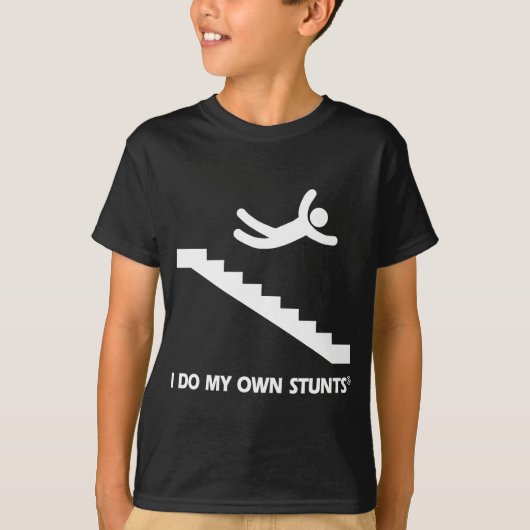 階段私の自身の発育阻害 Tシャツ (正面)