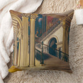 階段箱、「歴史からのBuckinghamの家、の クッション (ブランケット)