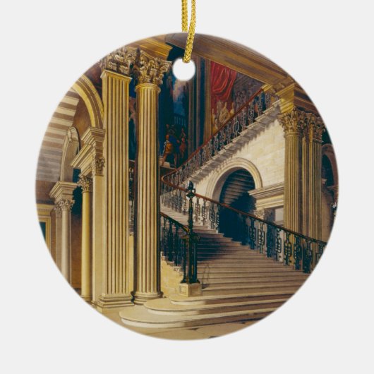 階段箱、「歴史からのBuckinghamの家、の セラミックオーナメント (正面)