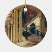 階段箱、「歴史からのBuckinghamの家、の セラミックオーナメント (裏面)