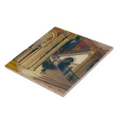 階段箱、「歴史からのBuckinghamの家、の タイル (側面)