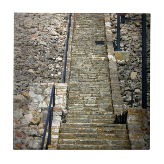 階段 タイル (正面)