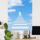 階段 ポスター (ホームオフィス)