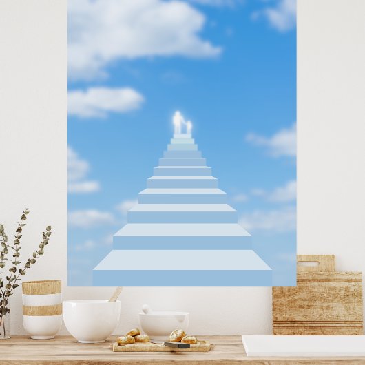 階段 ポスター (キッチン)