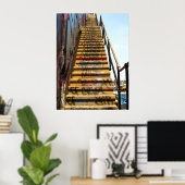 階段 ポスター (ホームオフィス)