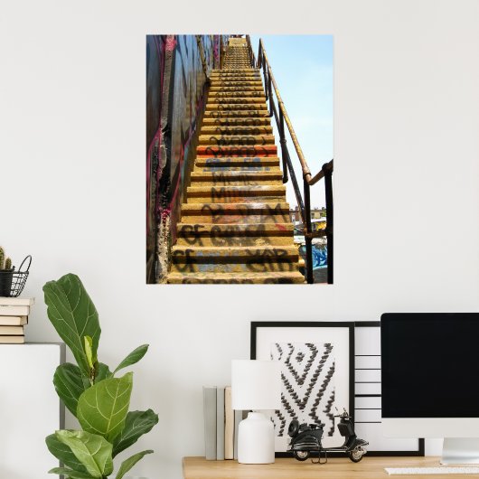 階段 ポスター (ホームオフィス)