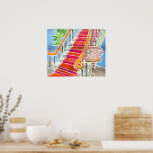 階段 ポスター (キッチン)