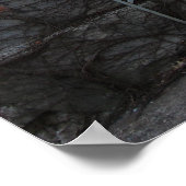 階段、レンガ、ライト ポスター (角)