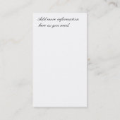 階段 名刺 (裏面)