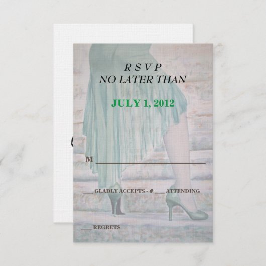 階段.... | 招待状 (正面/裏面)