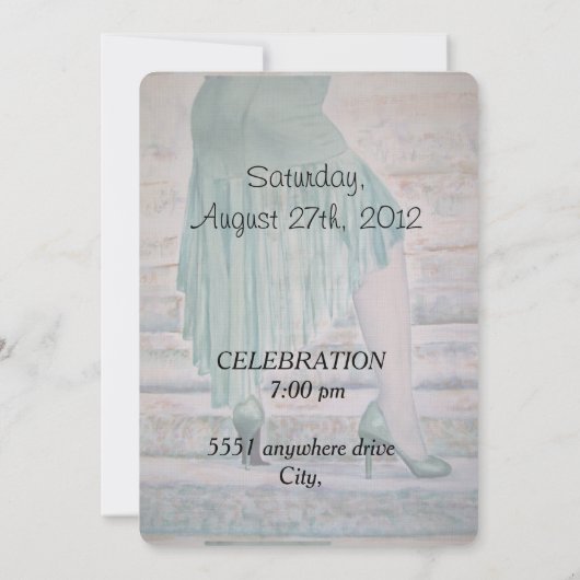 階段… 招待状 (裏面)