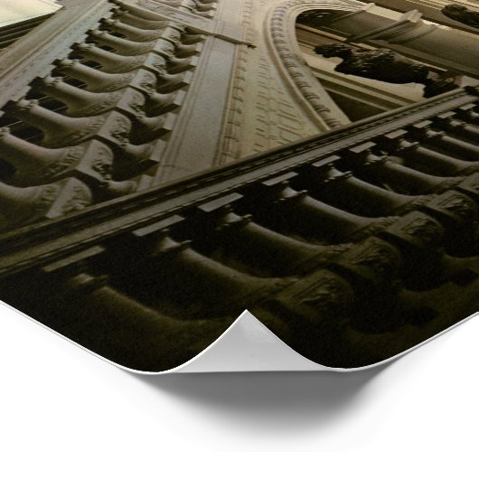 階段、1719年~44年 ポスター (角)