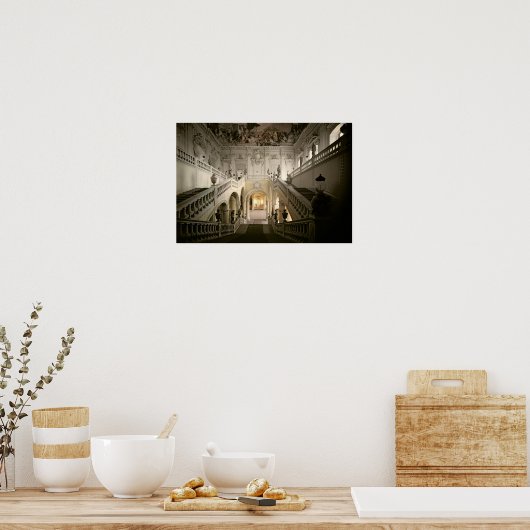 階段、1719年～44年 ポスター (キッチン)