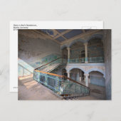 階段、Beelitzの男性サナトリウム、ドイツヴィンテージ ポストカード (正面/裏面)