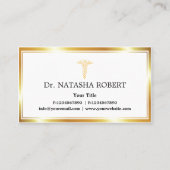 階級と医エレガント学の気にアポイントメントカード 予約カード (正面)