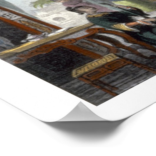 階級婦人の寝室と寝室はCから ポスター (角)