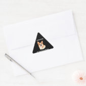 隔離されたが、Corgisの贈り物について議論する意思がある 三角形シール (封筒)