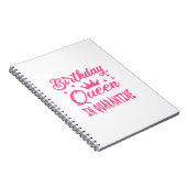 隔離のバースデークイーン ノートブック (右側)