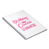 隔離のバースデークイーン ノートブック (右側)