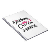 隔離の誕生日女王 ノートブック (右側)