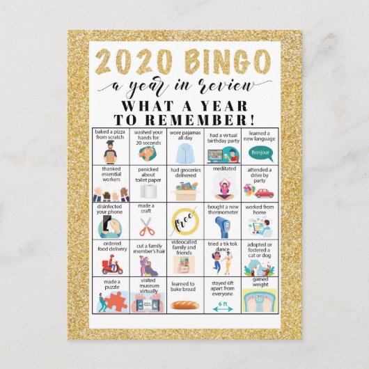 隔離活動とは休日はがき ポストカード (正面)