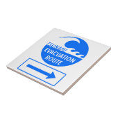 隔離避難経路道路標識 タイル (側面)