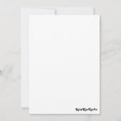 隔離面白カード 招待状 (裏面)