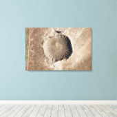 隕石の衝突クレーター キャンバスプリント (インサイチュ (ウッドフロア))