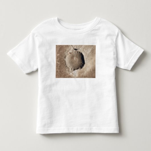 隕石の衝突クレーター トドラーTシャツ (正面)