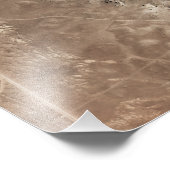 隕石の衝突クレーター フォトプリント            (角)