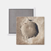 隕石の衝突クレーター マグネット (正面/裏面)