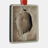 隕石の衝突クレーター メタルオーナメント (右)