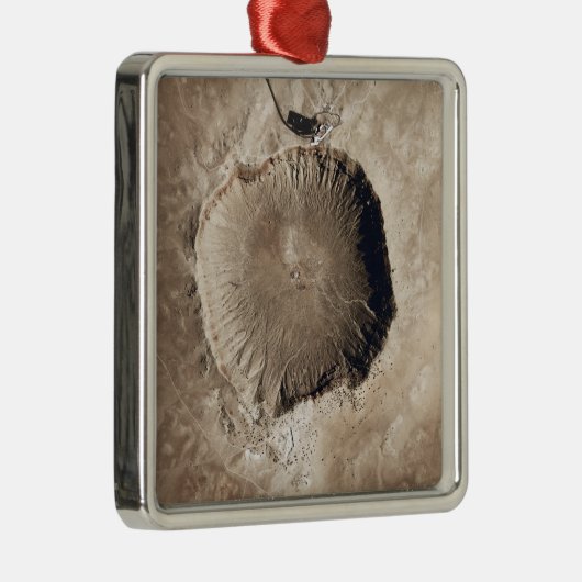 隕石の衝突クレーター メタルオーナメント (右)