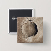 隕石の衝突クレーター 缶バッジ (正面&裏面)