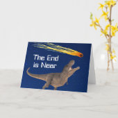 隕石恐竜終末近し大災難 カード (黄色い花)