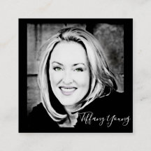 際立って下さい!  あなたの写真の名刺をカスタマイズ