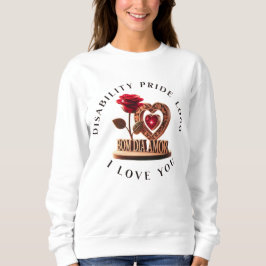 障カスタム害認識度Tシャツ – 衣服のPr スウェットシャツ